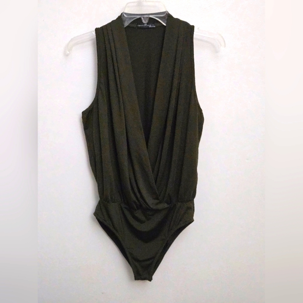 Emery Rose Deep V Neck body tank